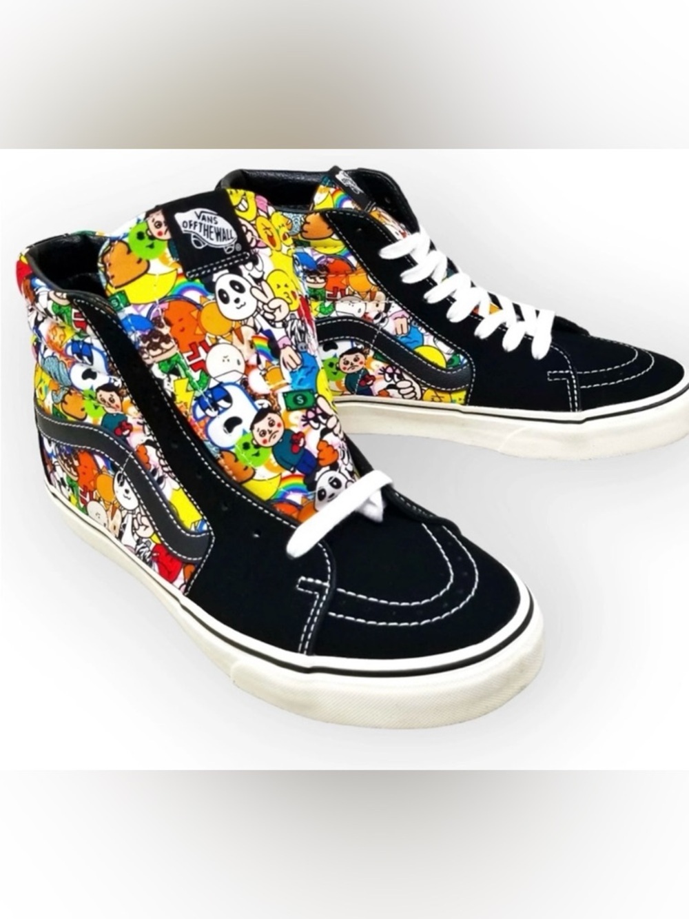 NWT Vans x Atmos Unisex SK8 Hi Emoji Old Skool Collab